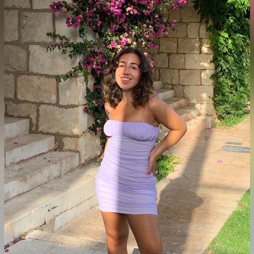 LAVENDER MINI DRESS